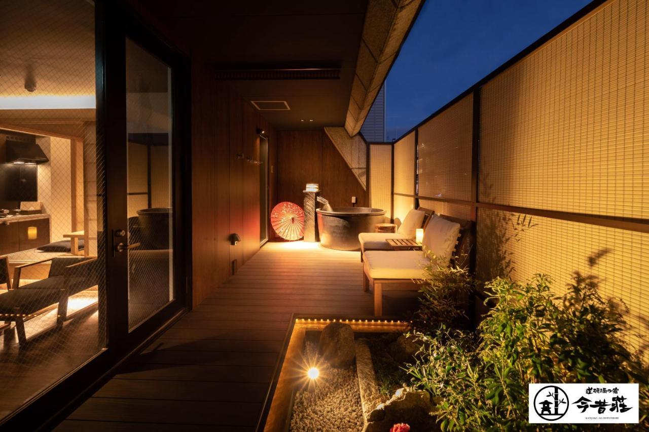 Konjaku-So Dotonbori Garden Spa Stay Осака Экстерьер фото